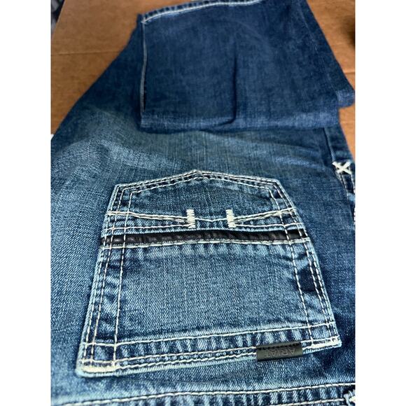 Ariat M7 Rocker Stretch Coltrane Stackable Straight-Leg Jeans for Men - 32x34 - Picture 7 of 10